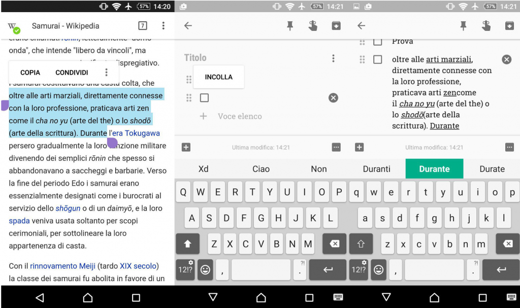 Come fare Copia e Incolla su Android, iOS e PC