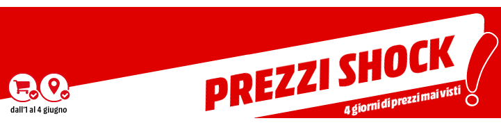 MediaWorld Prezzi Shock: tanti prodotti in offerta fino al 4 giugno