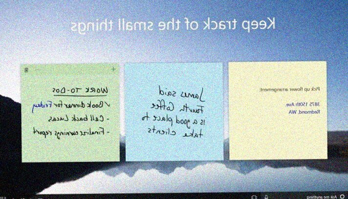 Sticky Notes 3.0 disponibile sul programma "Skip Ahead" di  Windows 10