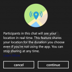 Live Loction arriva finalmente su WhatsApp per Windows Phone 1