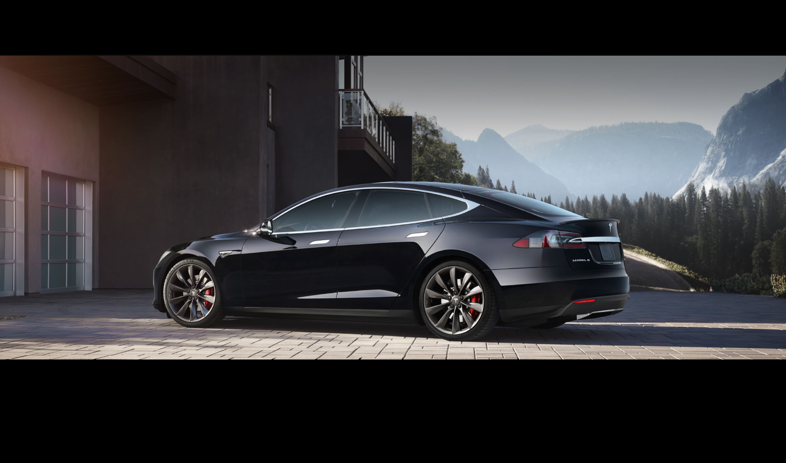 Tesla Model S black