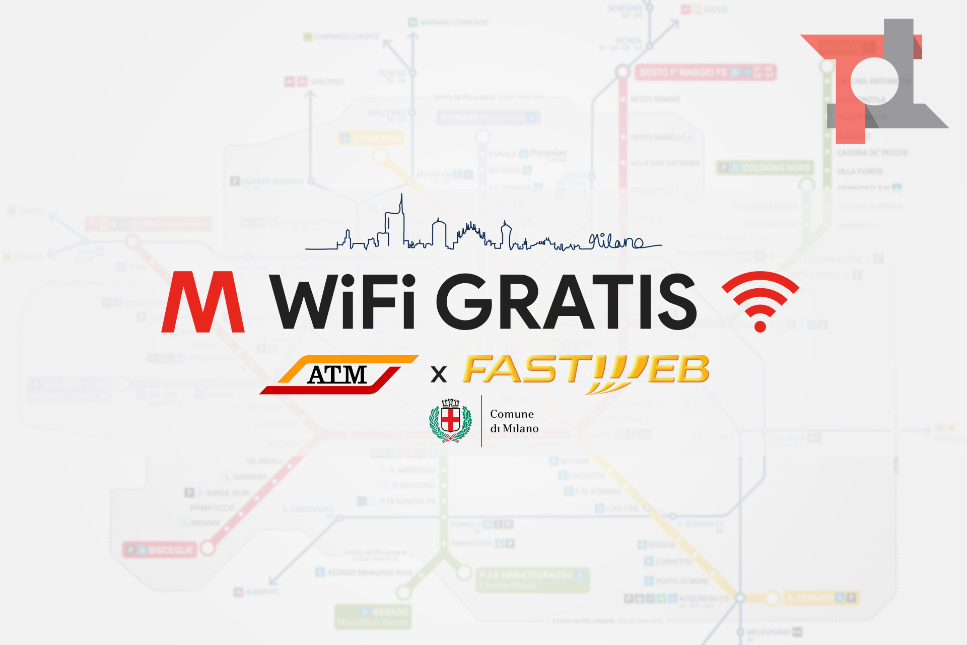 Wifi gratis metro milano atm fastweb