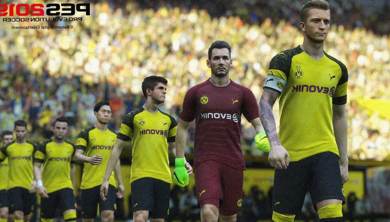PES 2019 perde i diritti d'immagine del Borussia Dortmund