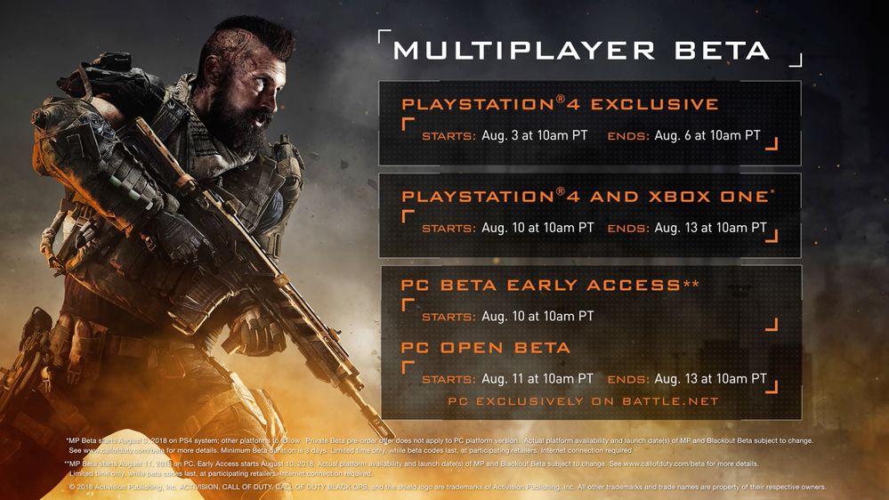 Call of Duty Black Ops 4 multiplayer beta