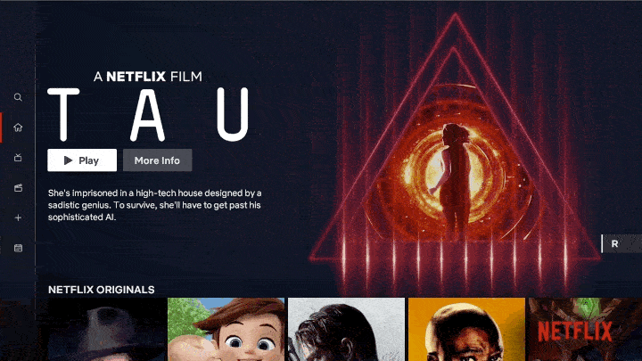Netflix nuova UI
