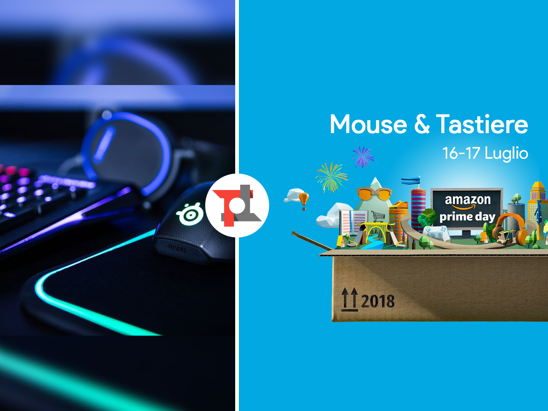 Amazon prime day 2018 migliori offerte mouse tastiere periferiche pc gaming