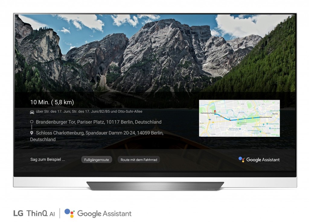 LG Smart TV ThinQ Google Assistant
