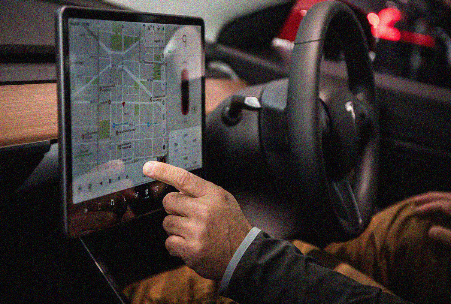 Tesla Model 3 display centrale