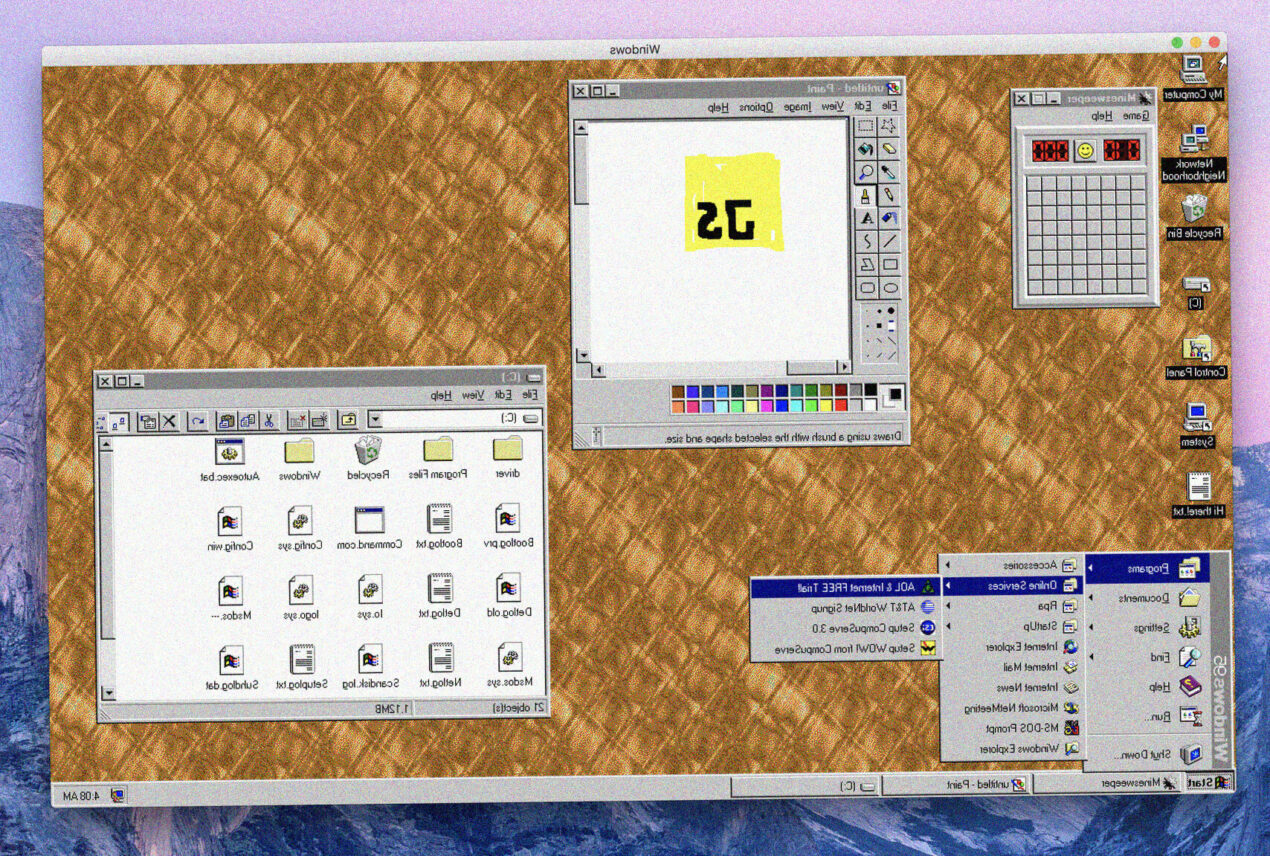 Volete provare l'ebbrezza di Windows 95? Ora potete farlo con un'app per Windows, macOS e Linux
