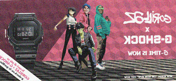 G-SHOCK e Gorillaz insieme per una collaborazione esclusiva