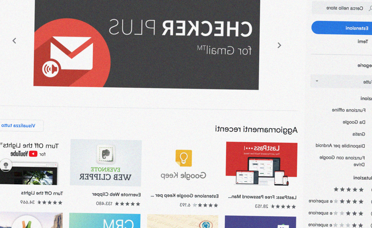 Anche il Chrome Web Store rinnova il look con il Material Design