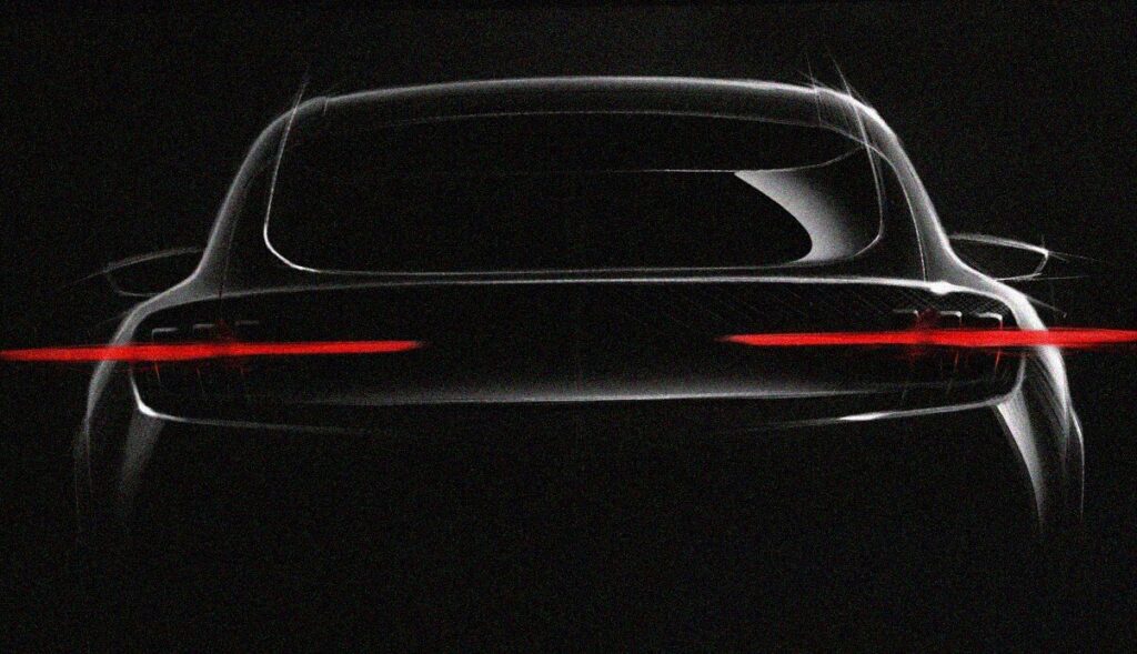 Ford auto elettrica stile Ford Mustag
