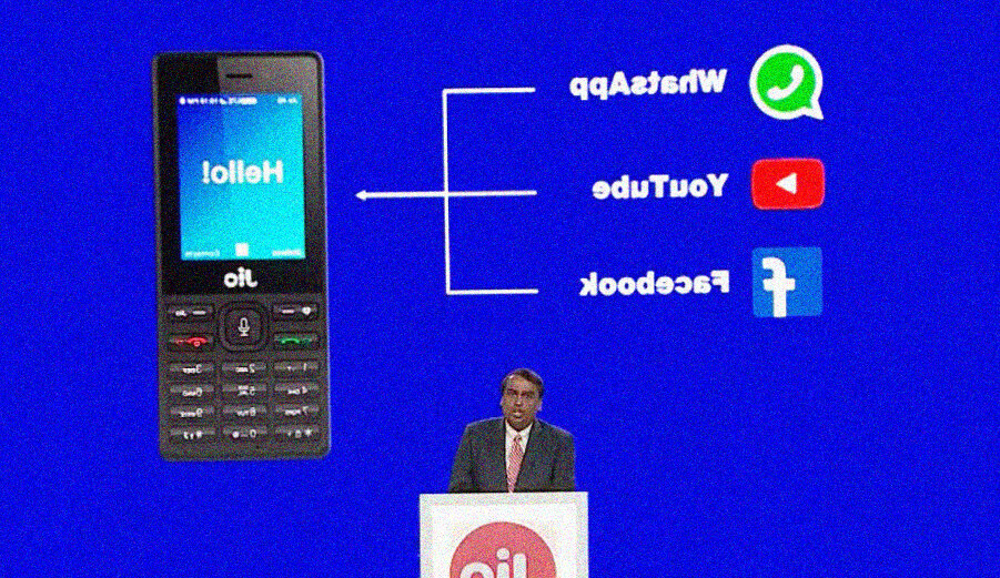 JioPhone KaiOS WhatsAPp, YouTube e Facebook