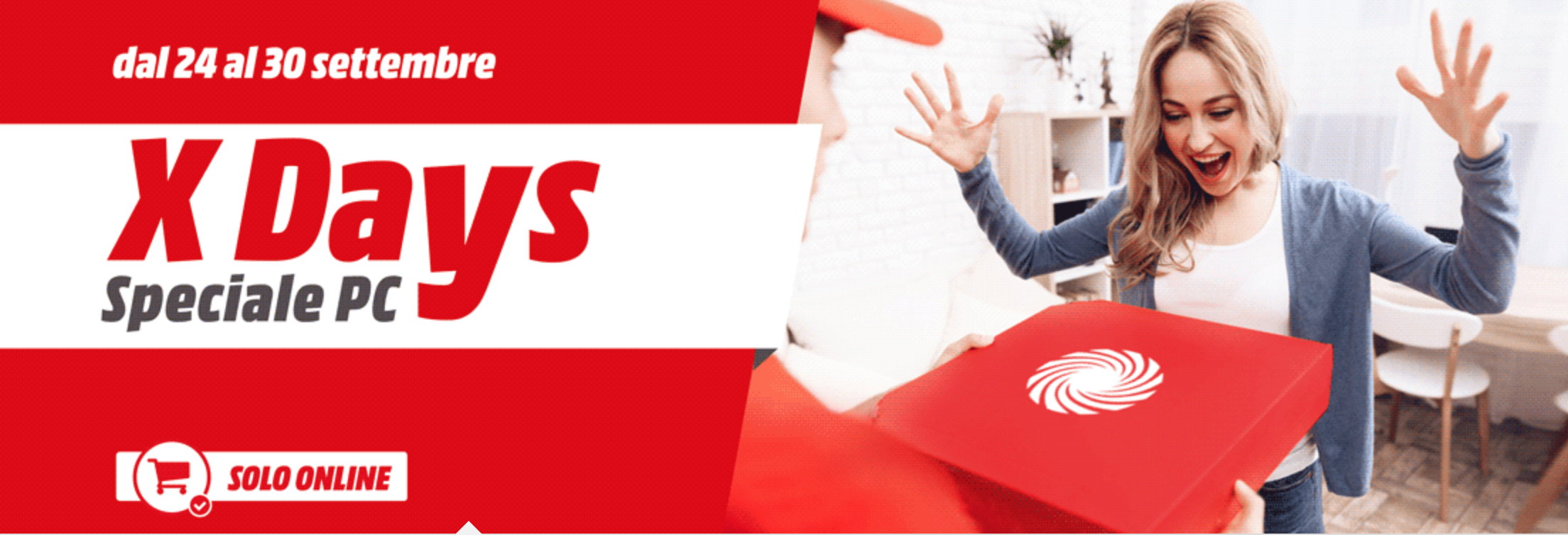 Mediaworld Xdays "Speciale PC" con sconti incredibili fino al 30 settembre