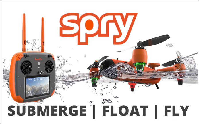 Chi l'ha detto che i droni sanno solo volare? Ecco il nuovo Spry, che va sott'acqua