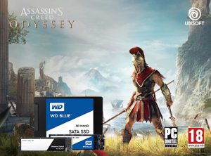 Assassin's Creed Odyssey gratis per chi acquista un SSD WD Blue o SSD WD Black