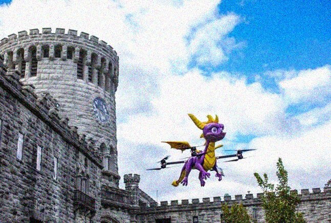 È stato creato il primo drone di Spyro in onore di Spyro Reignited Trilogy