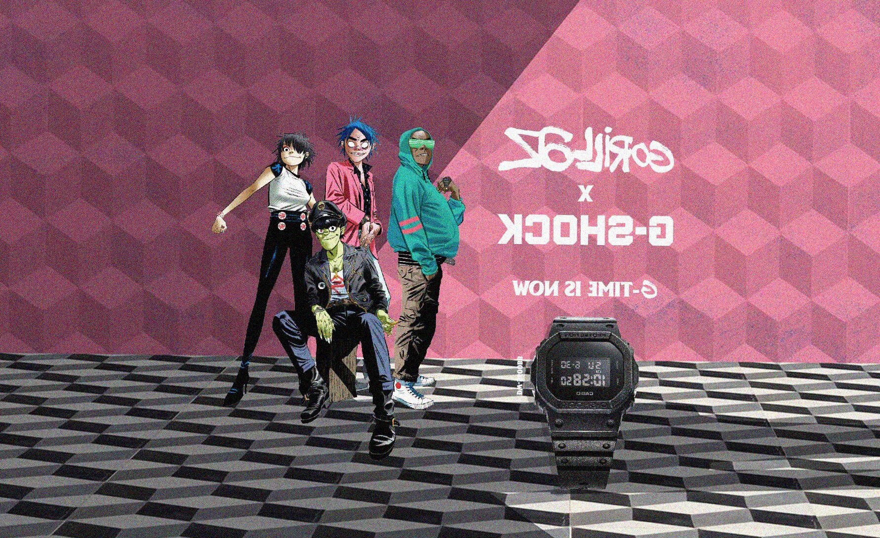 Gorillaz e G-SHOCK orologi