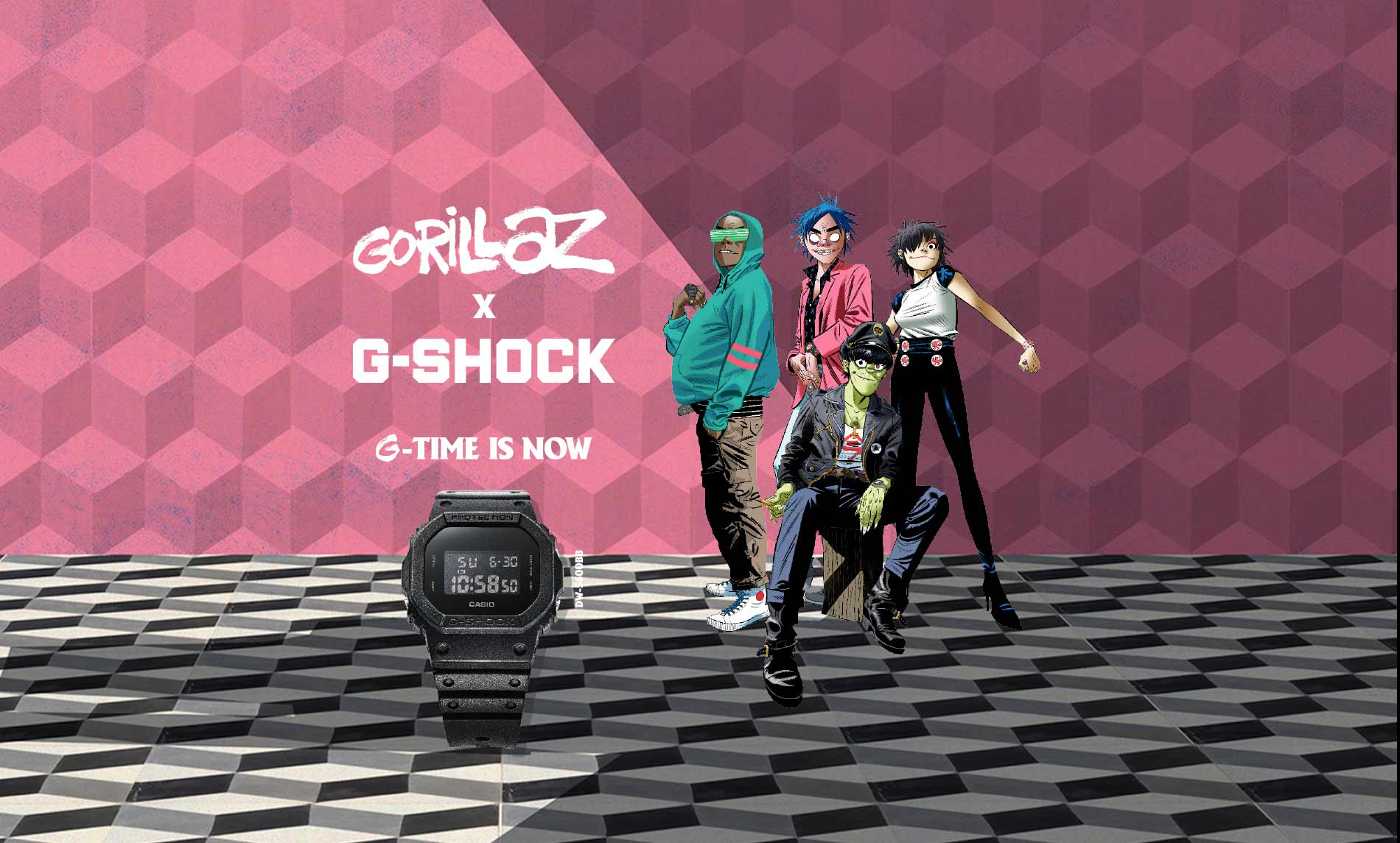 Gorillaz e G-SHOCK orologi