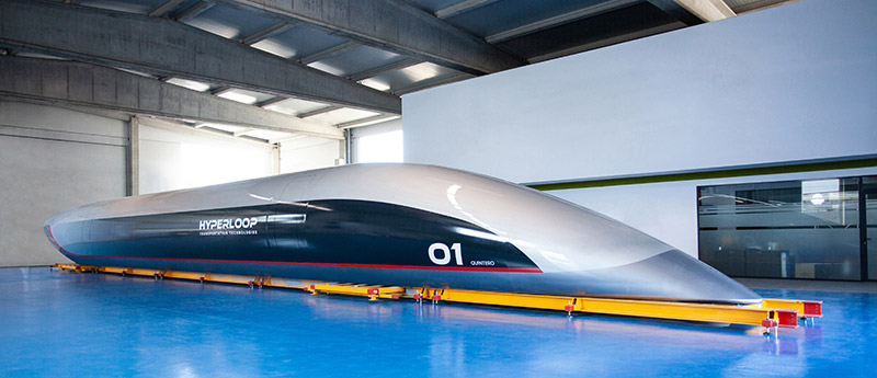 Ecco la prima capsula Hyperloop pensata per il trasporto delle persone 1