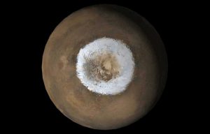 Marte regione polare laghi salati