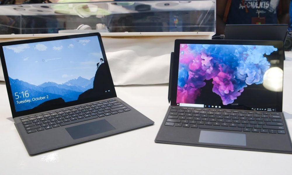 Microsoft Surface Pro 6 e Surface Laptop 2