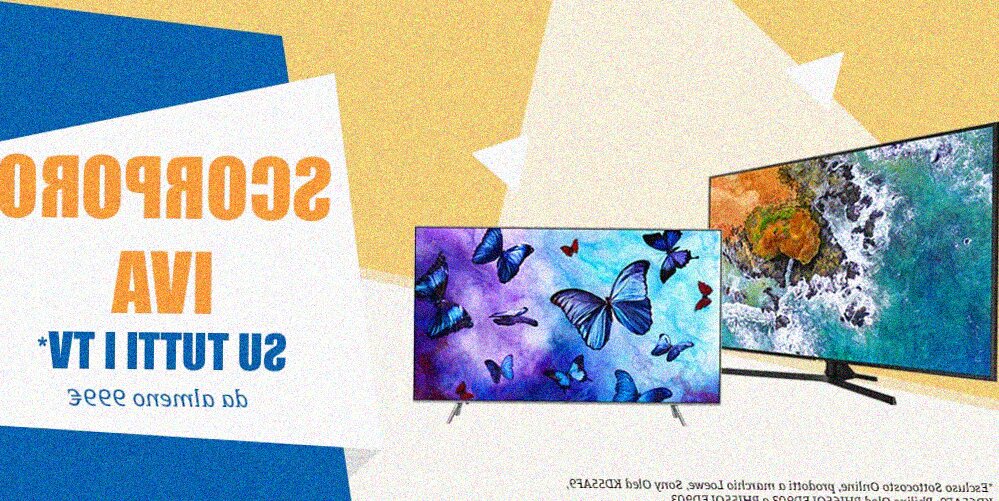 Unieuro propone il NO IVA su tutte le Smart TV in catalogo sopra i 999 euro