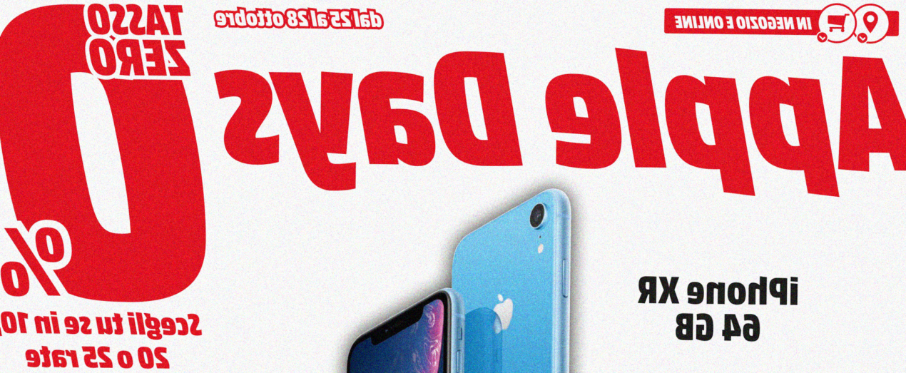 Volantino MediaWorld: arrivano gli Apple Labs con le migliori offerte a tasso zero fino al 28 ottobre