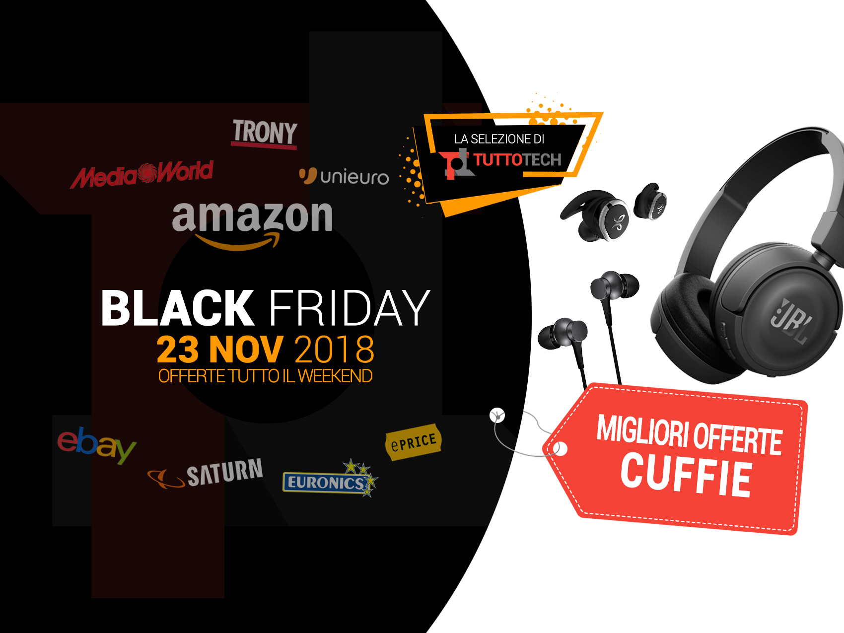 cuffie bluetooth black friday