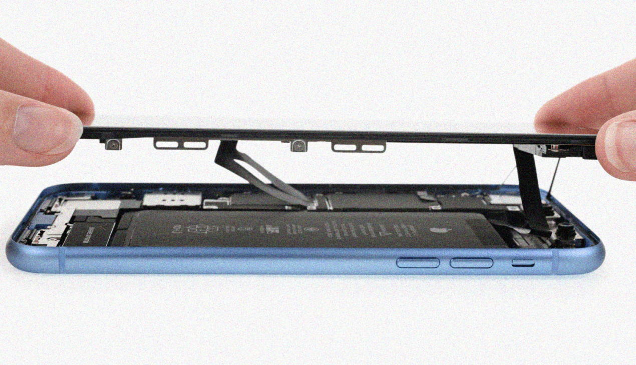 iPhone XR si mostra nel primo video teardown con un'incredibile sorpresa nella batteria