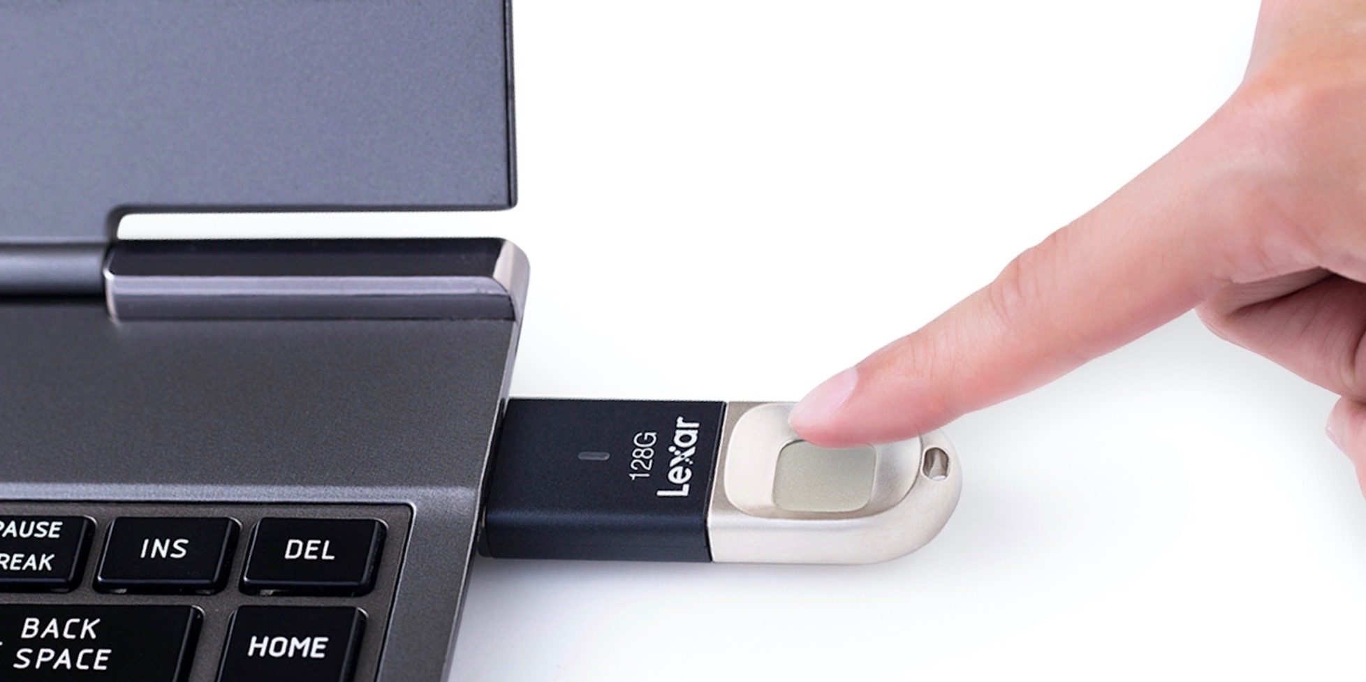 Lexar fingerprint flash drive