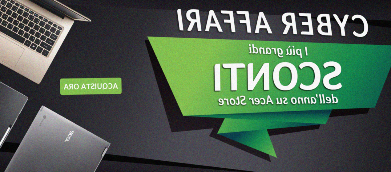 Black Friday Acer, i migliori PC, monitor e notebook in offerta