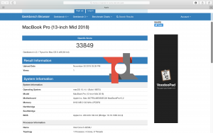 GPU Benchmark | Recensione MacBook Pro 13 TouchBar 3