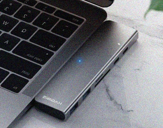 Haibeisi ha lanciato un Hub USB Type-C 7-in-1 per MacBook da soli 22 euro