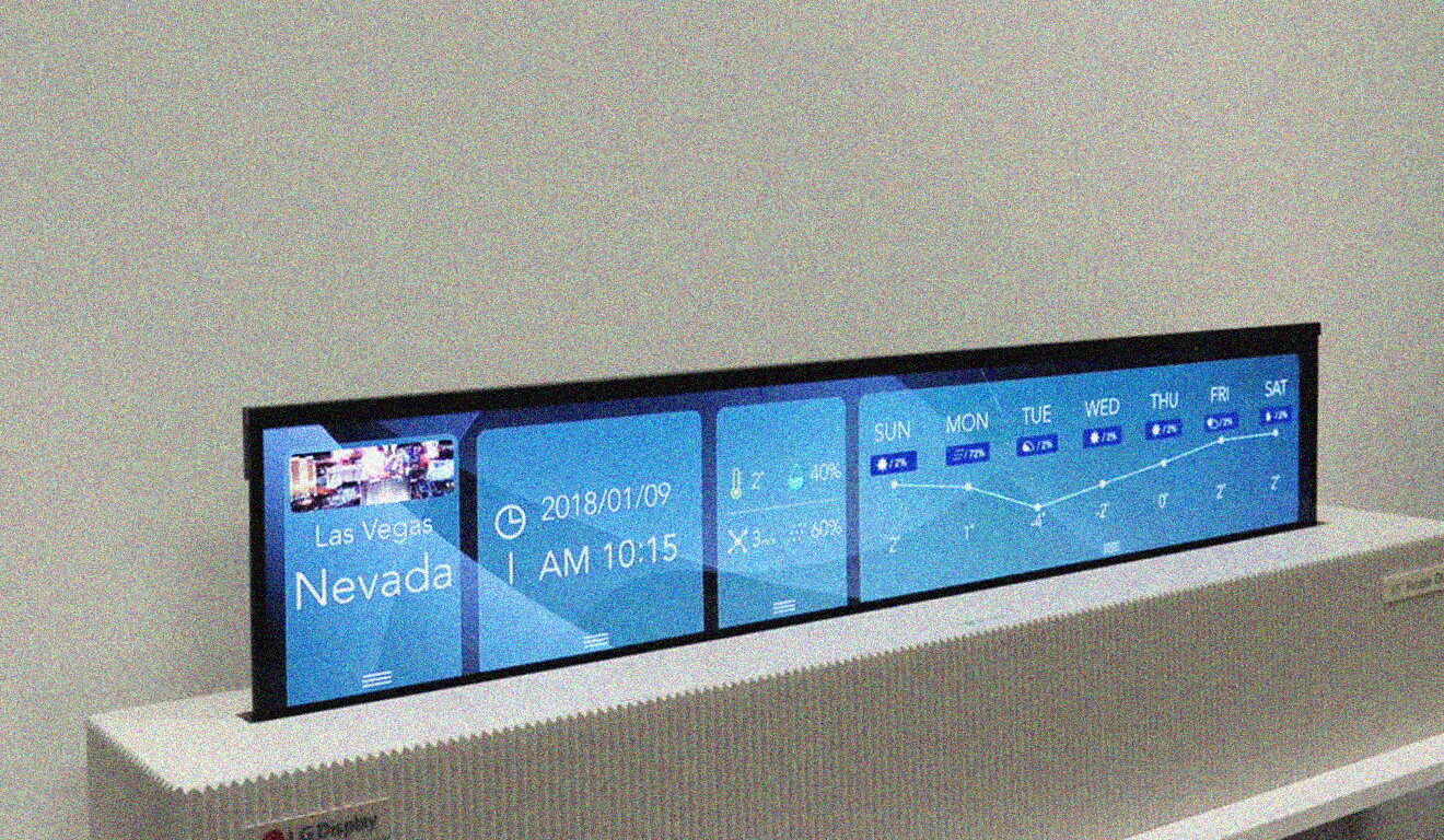 LG TV OLED arrotolabile