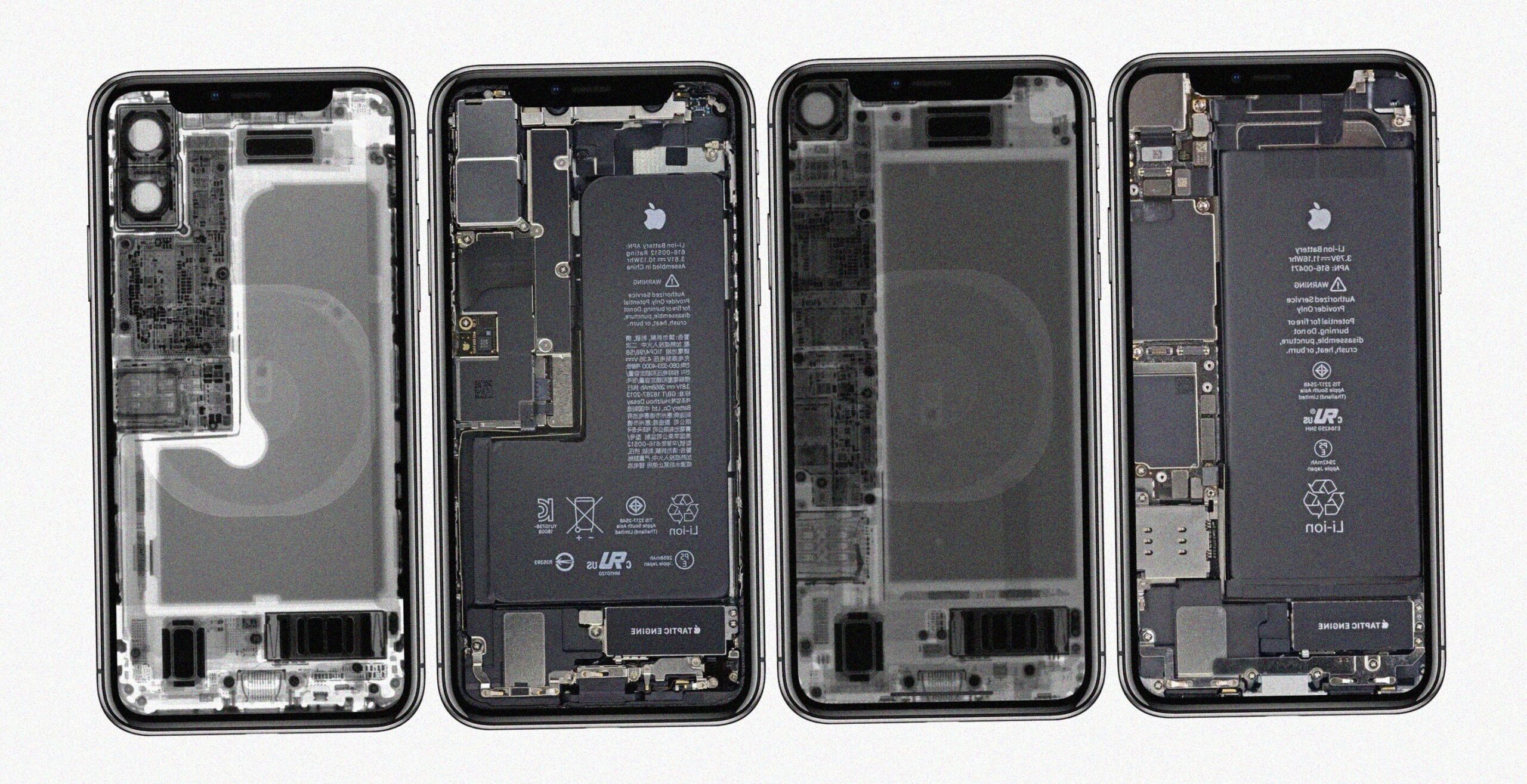 iPhone XS e iPhone XR interni