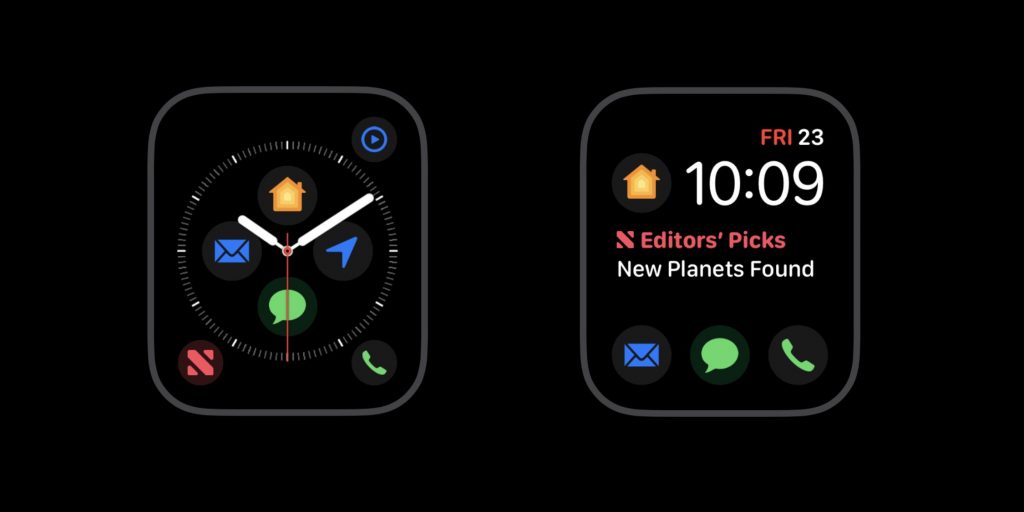 New apple watch complications