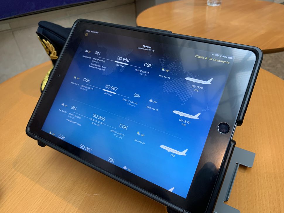 Singapore Airlines introduce gli iPad nella cabina di pilotaggio