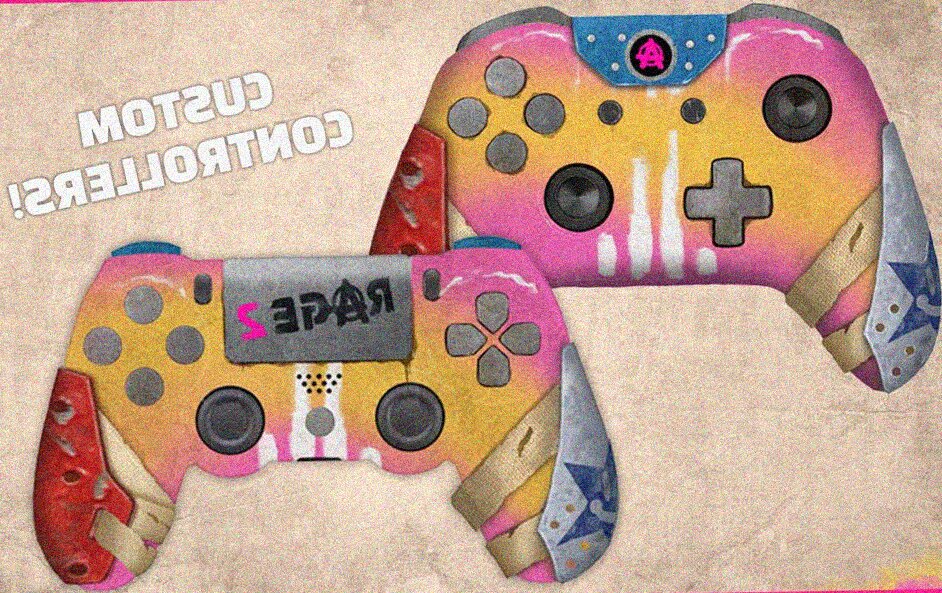 Bethesda presenta due controller personalizzati a tema RAGE 2 per PS4 e Xbox One