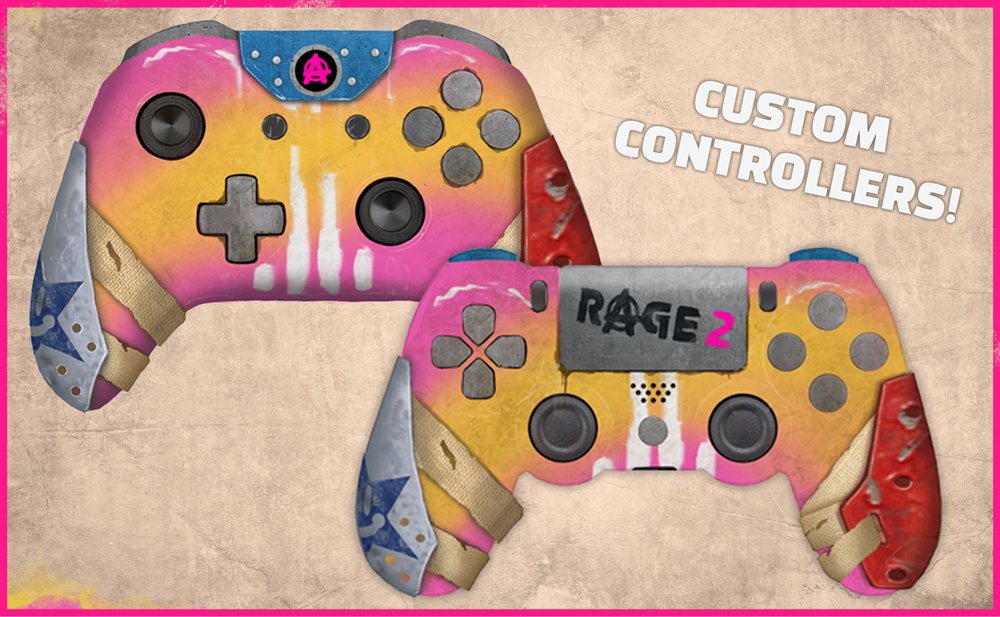 RAGE 2 controller PS4 Xbox One