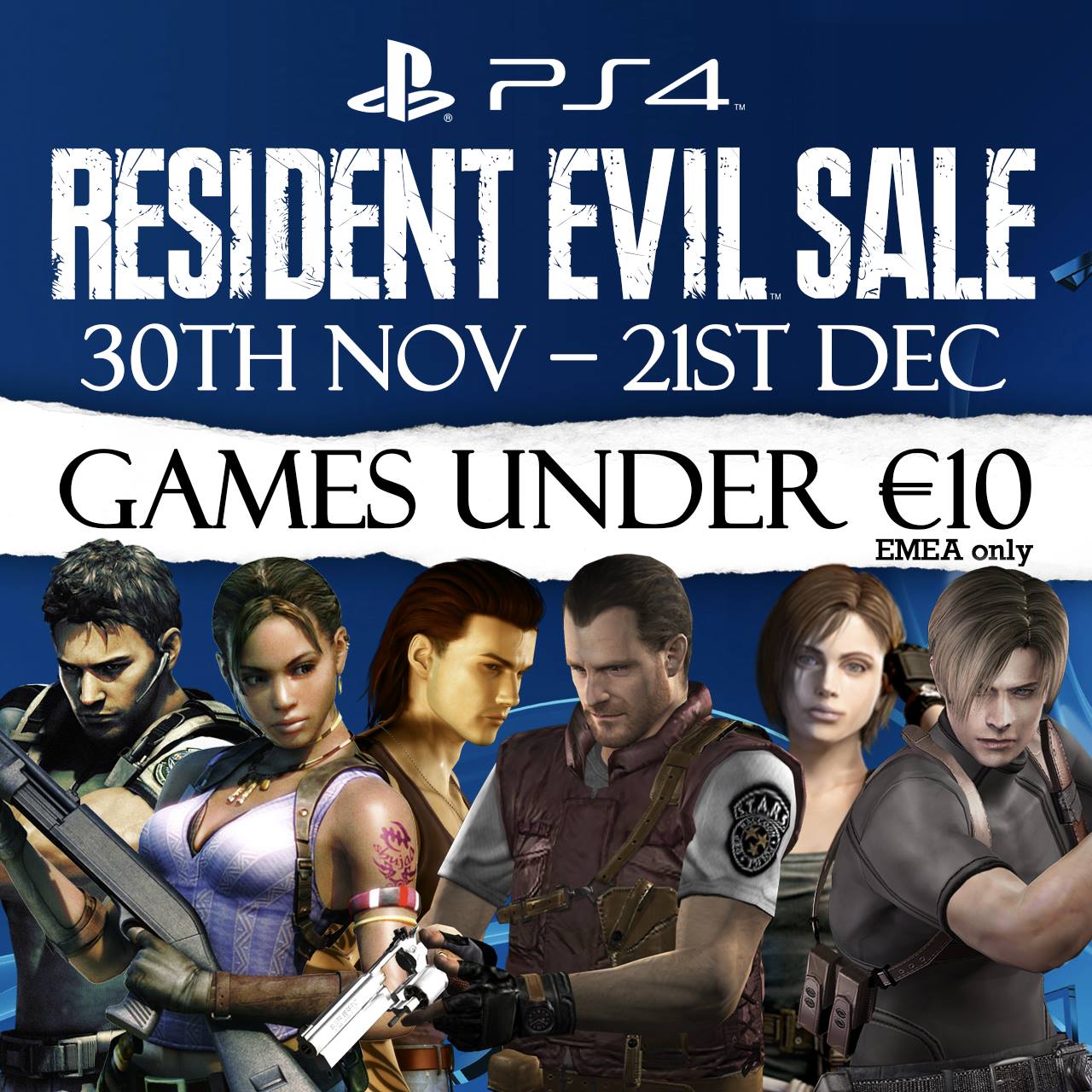 Sconti fino al 65% su tutti i Resident Evil sul PlayStation Store
