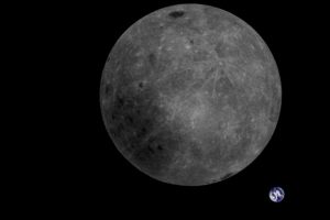 Il satellite cinese Longjiang-2 ha scattato la prima foto del sistema Terra-Luna