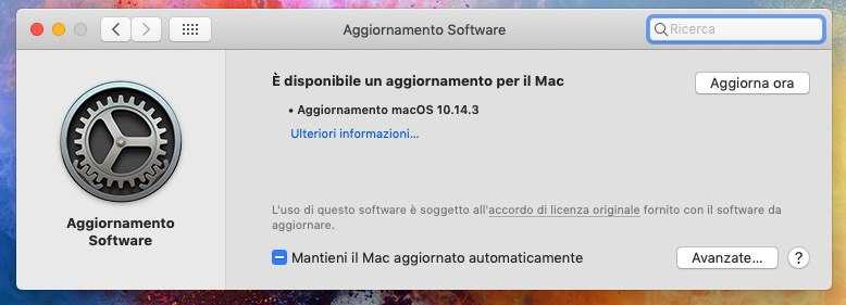 macOS 10.14.3 disponibile al download con la risoluzione del bug di FaceTime 1