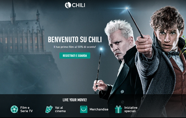 Chili offre uno sconto del 50% ai nuovi iscritti 1