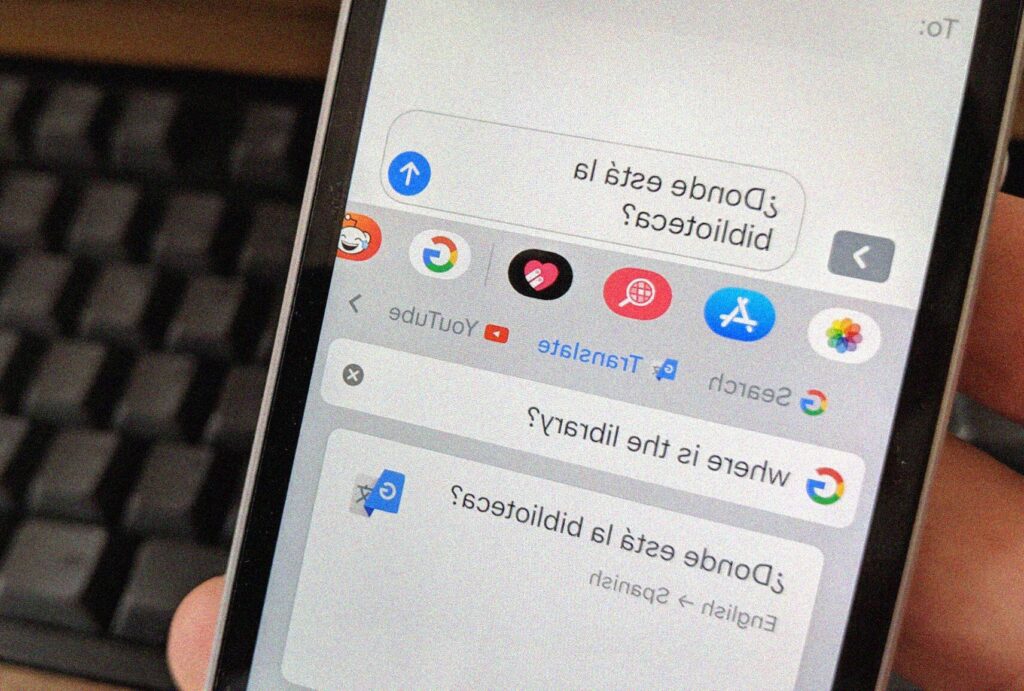 Google Translate integrato su Gboard iOS