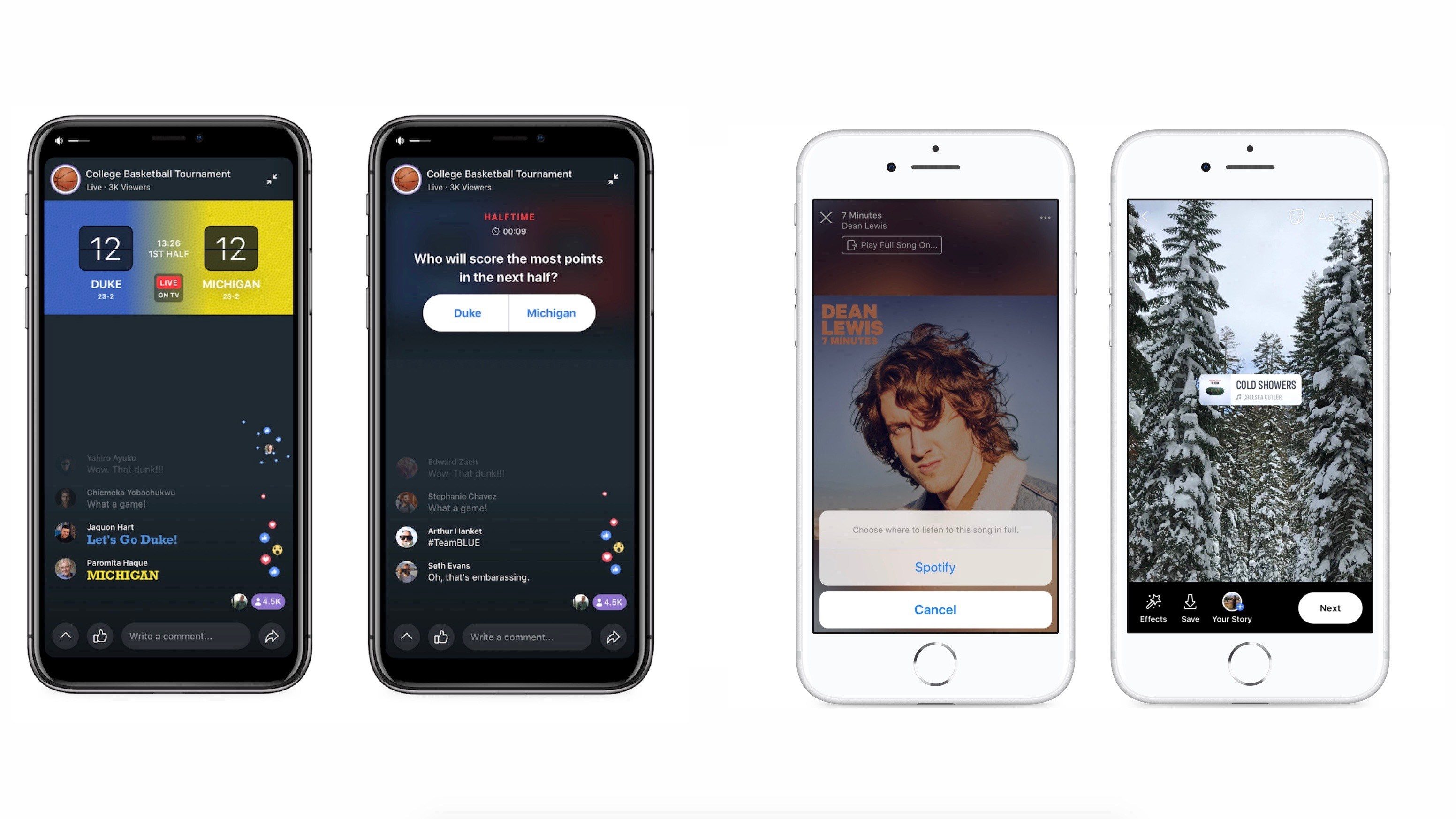 Facebook lancia una nuova feature inerente ai Video Party e una maggiore integrazione con Spotify