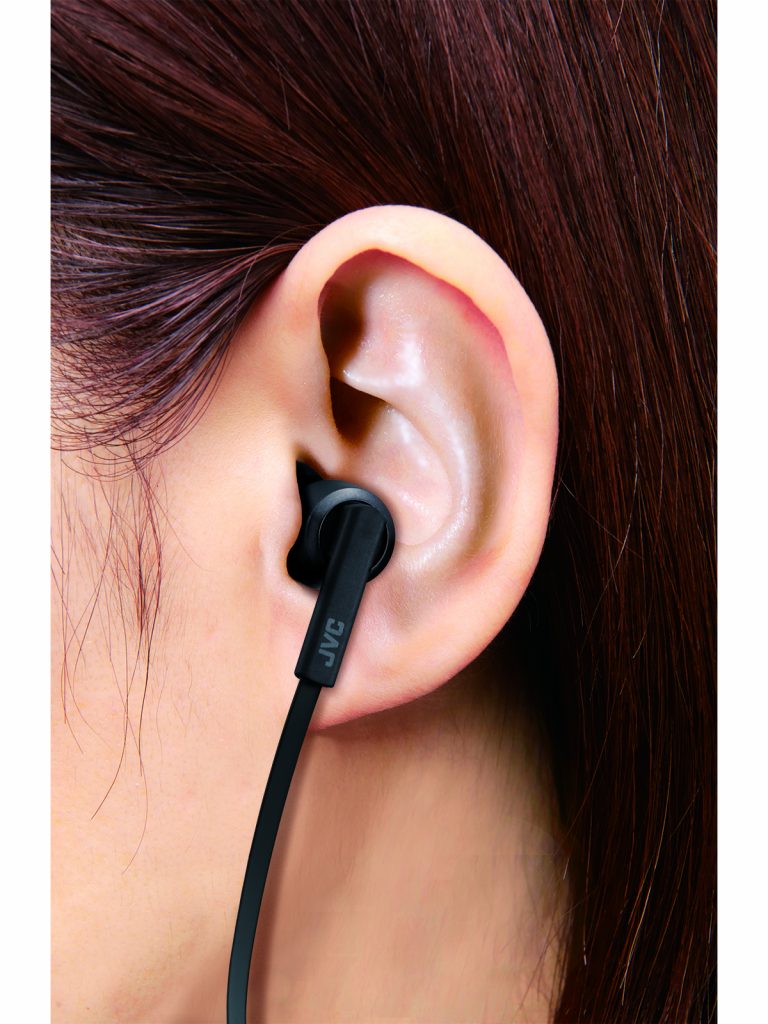 JVC STEREO IN-EAR STEREO HEADPHONES WIRED WITH CARRY CASE - BLACK - HAF10C | UK