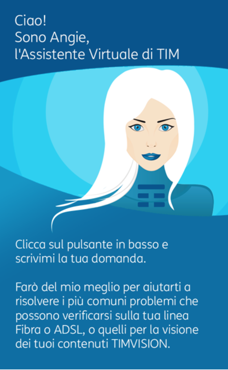 Angie assistente virtuale TIM