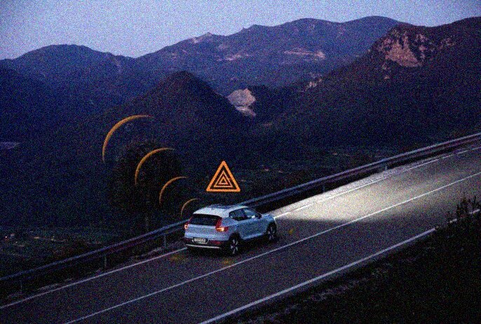 Le auto di Volvo si avviseranno a vicenda in caso di condizioni pericolose della strada