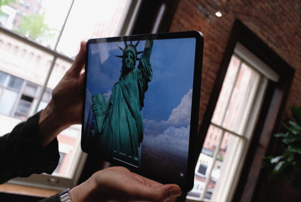 Statua della Libertà app AR